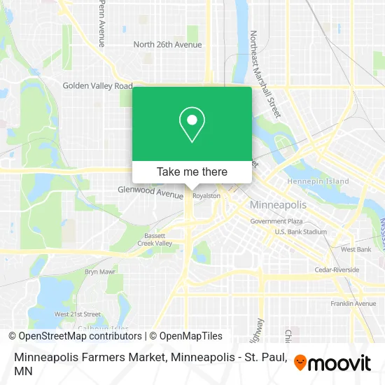 Minneapolis Farmers Market map