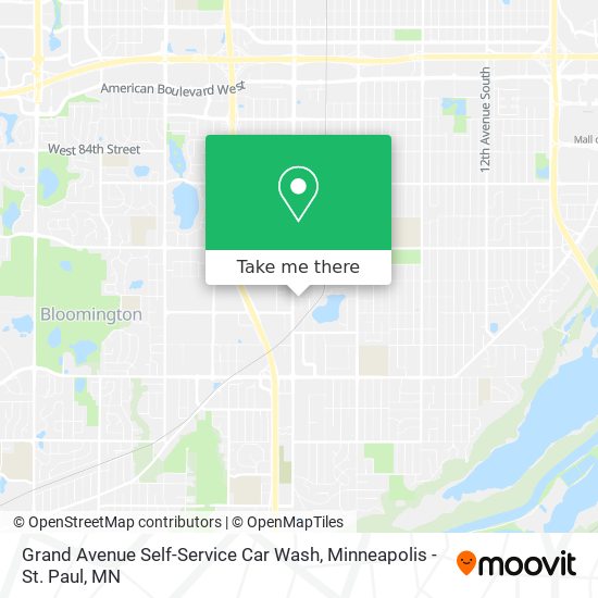 Mapa de Grand Avenue Self-Service Car Wash