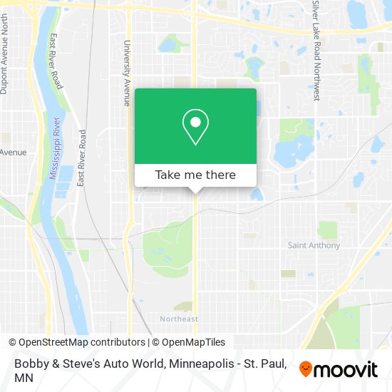 Bobby & Steve's Auto World map