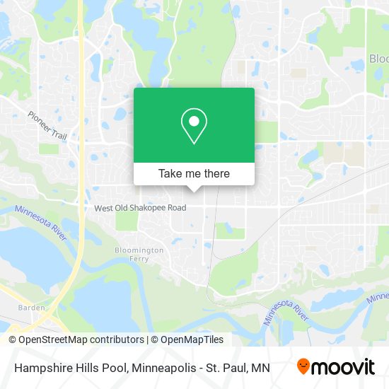 Hampshire Hills Pool map