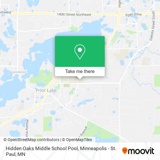 Mapa de Hidden Oaks Middle School Pool