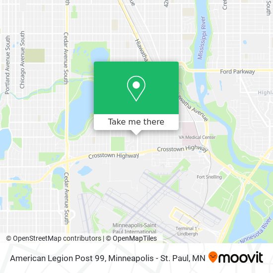 Mapa de American Legion Post 99