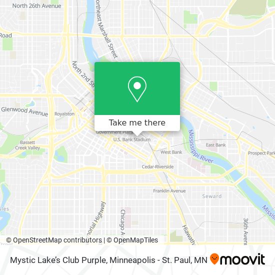 Mystic Lake’s Club Purple map