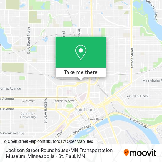 Jackson Street Roundhouse / MN Transportation Museum map