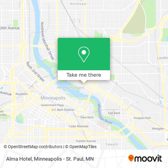 Alma Hotel map