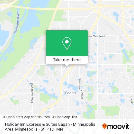 Mapa de Holiday Inn Express & Suites Eagan - Minneapolis Area