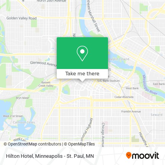 Hilton Hotel map