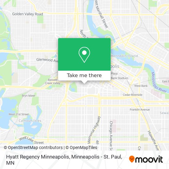 Mapa de Hyatt Regency Minneapolis