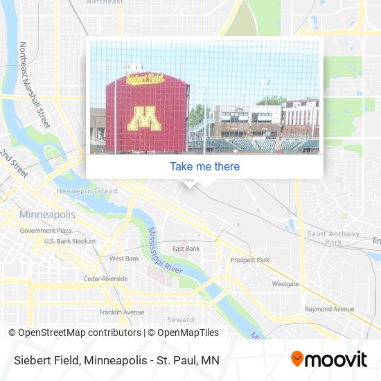 Siebert Field map