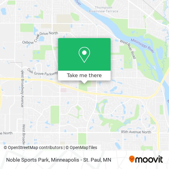 Mapa de Noble Sports Park