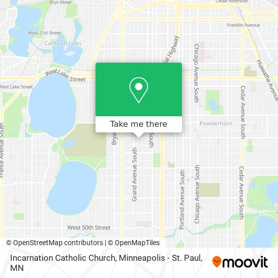Incarnation Catholic Church map