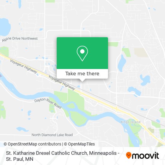 St. Katharine Drexel Catholic Church map