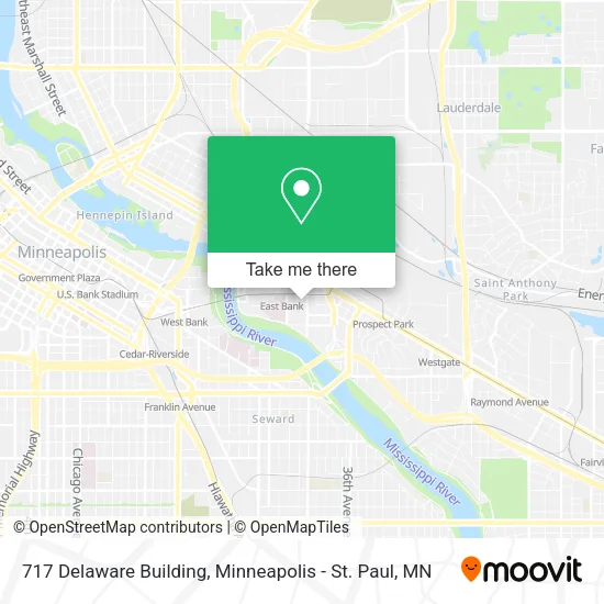 717 Delaware Building map