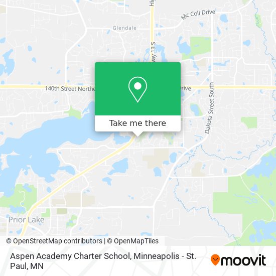 Mapa de Aspen Academy Charter School