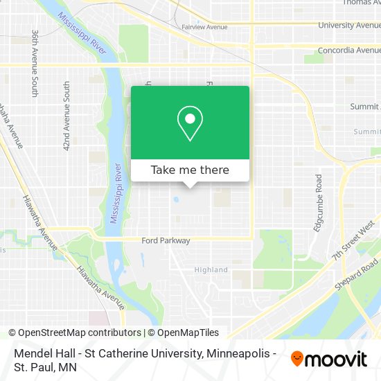 Mendel Hall - St Catherine University map