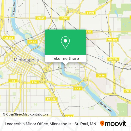 Leadership Minor Office map