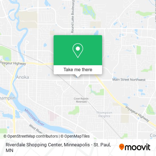 Riverdale Shopping Center map
