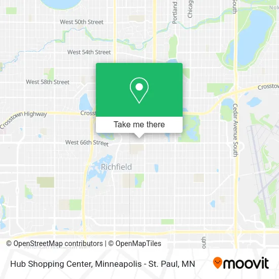 Hub Shopping Center map