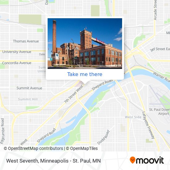Mapa de West Seventh