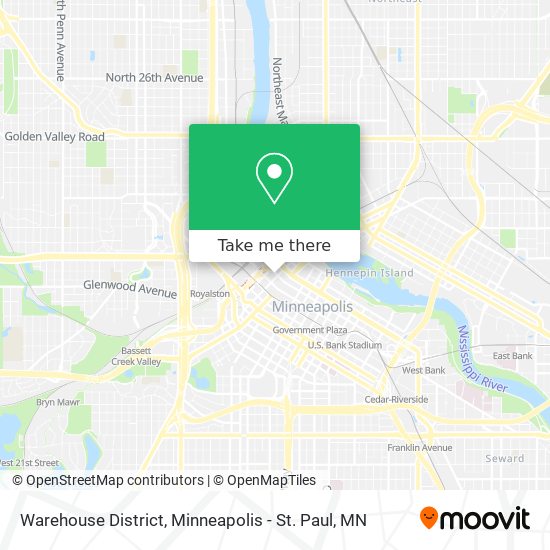 Warehouse District map