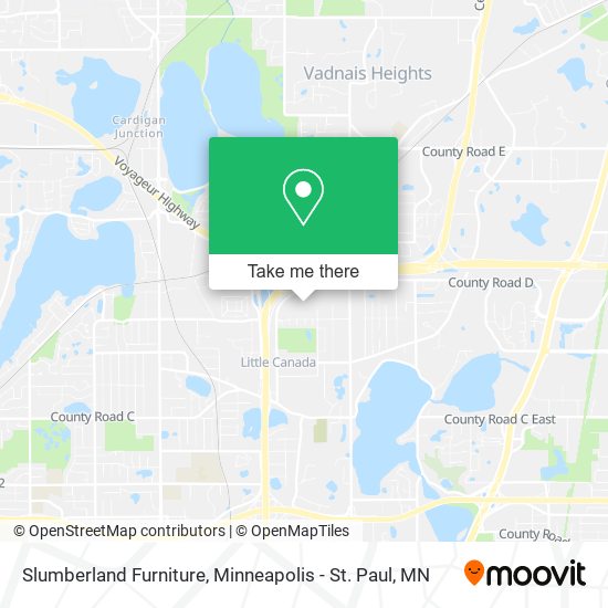 Slumberland Furniture map
