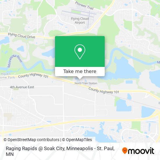 Mapa de Raging Rapids @ Soak City