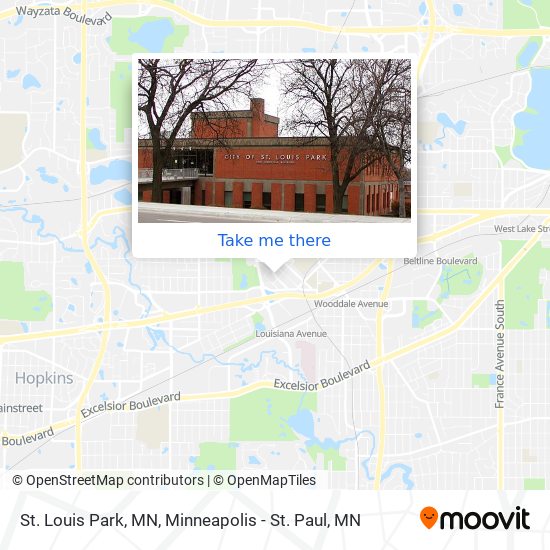 St Louis Park Map How To Get To St. Louis Park, Mn By Bus?