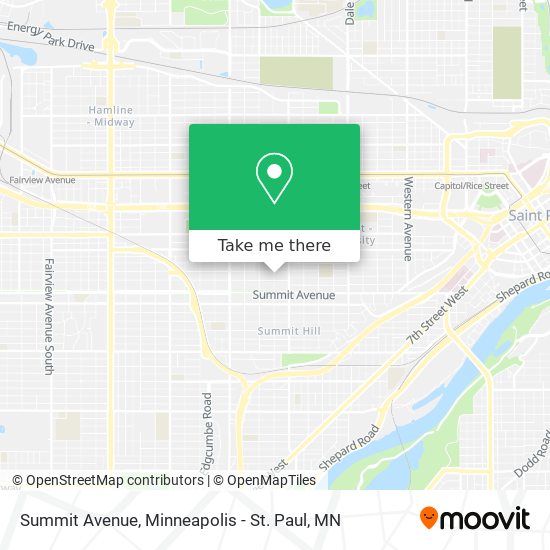 Summit Avenue map