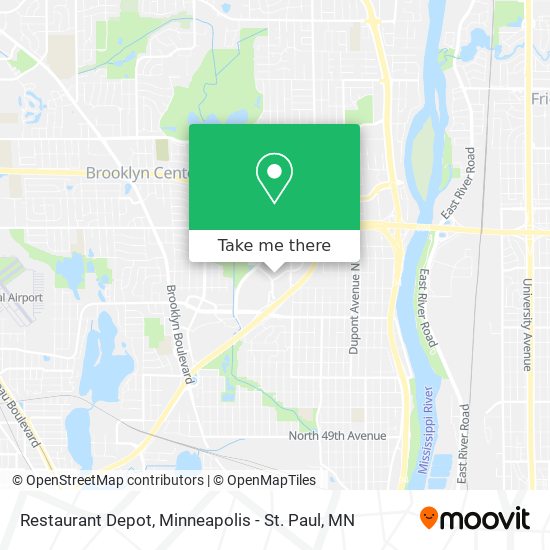 How to get to Restaurant Depot in Brooklyn Center by Bus?