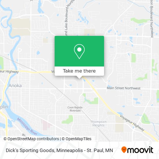 Dick's Sporting Goods map
