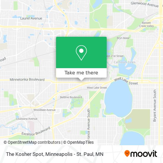 The Kosher Spot map