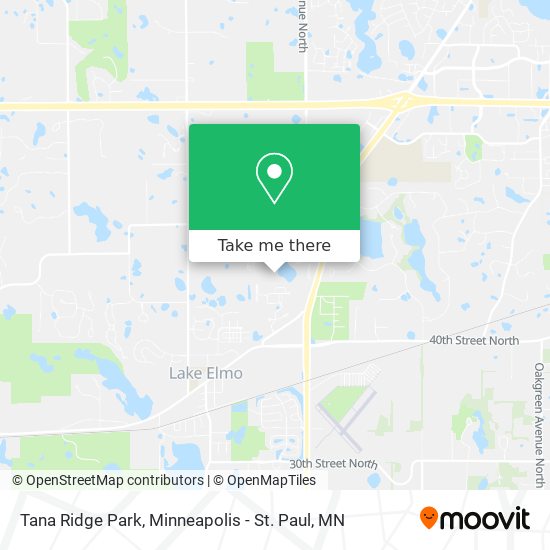Tana Ridge Park map