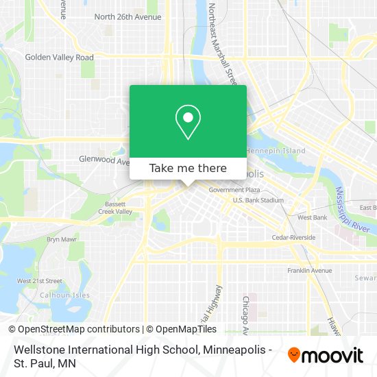 Mapa de Wellstone International High School