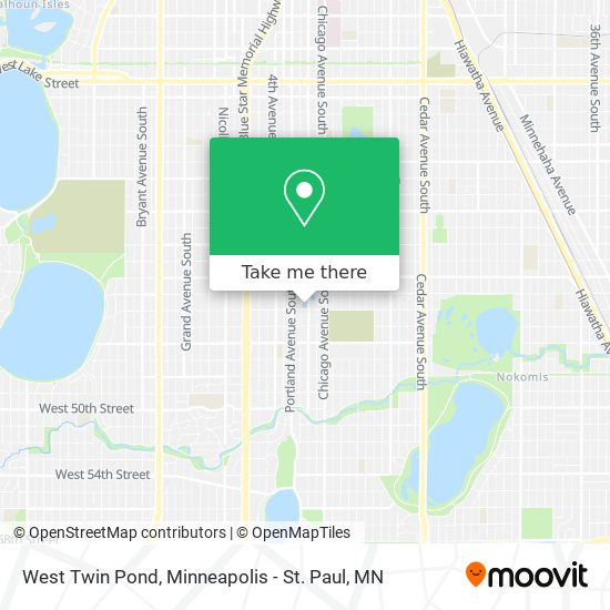 West Twin Pond map
