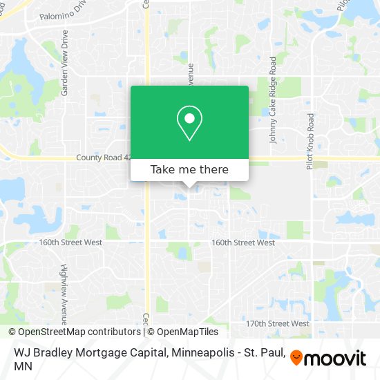 Mapa de WJ Bradley Mortgage Capital
