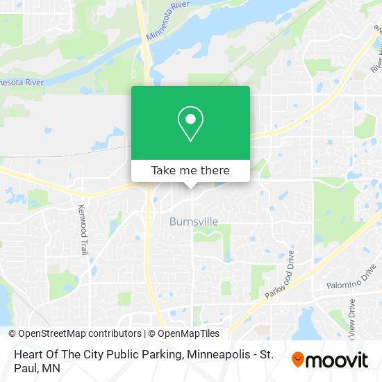 Heart Of The City Public Parking map