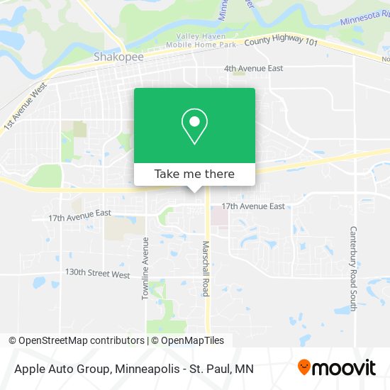 Apple Auto Group map