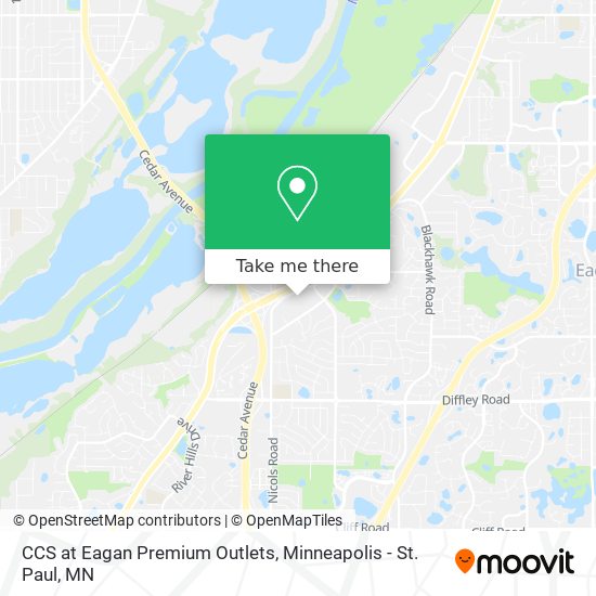 Mapa de CCS at Eagan Premium Outlets
