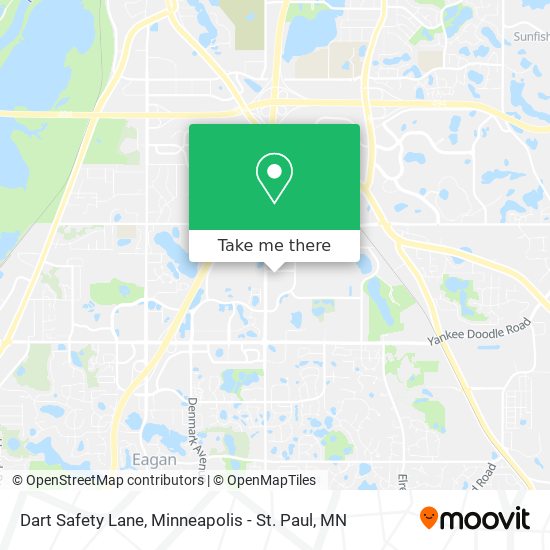 Dart Safety Lane map