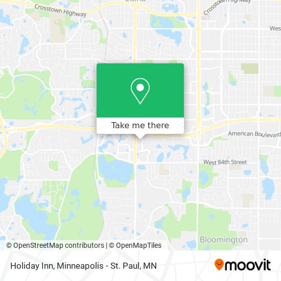 Holiday Inn map