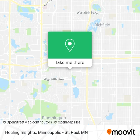 Healing Insights map