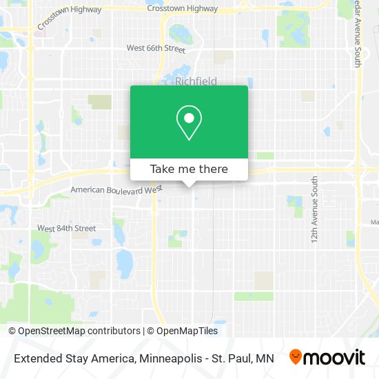 Mapa de Extended Stay America