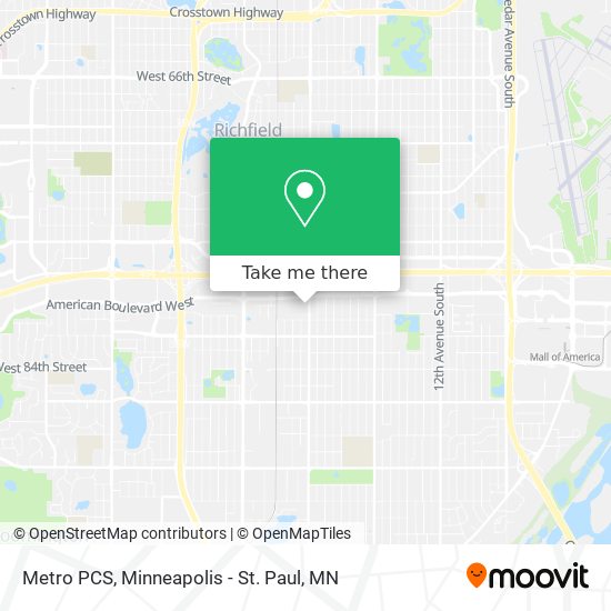 Metro PCS map