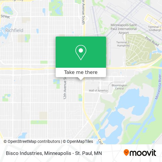 Bisco Industries map