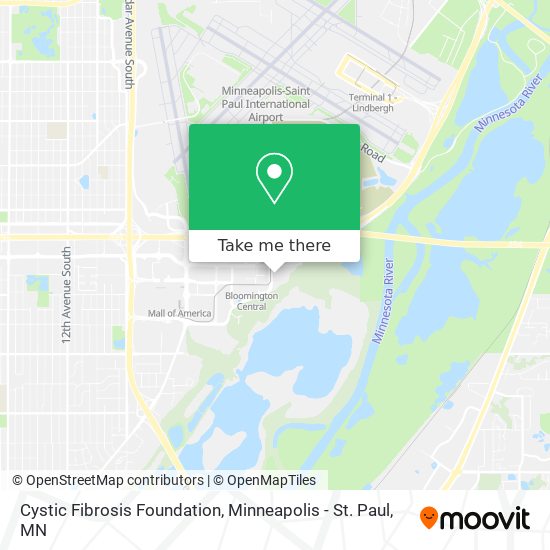 Cystic Fibrosis Foundation map