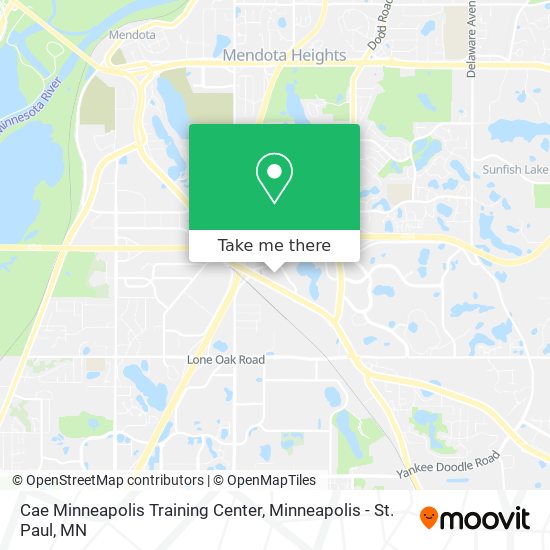 Cae Minneapolis Training Center map