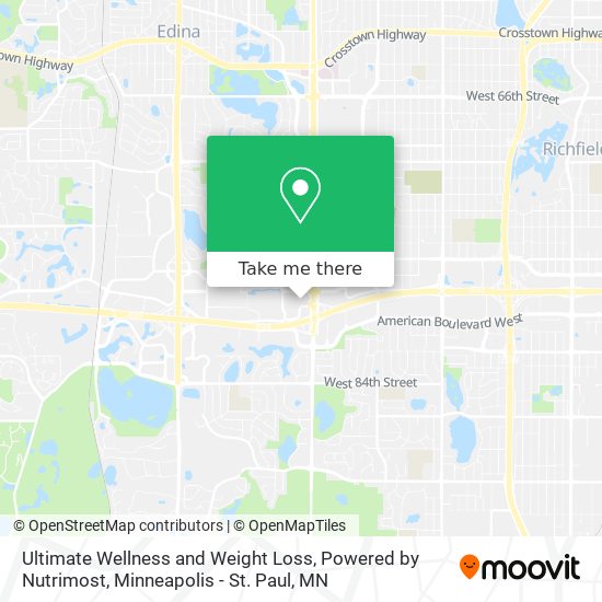 Ultimate Wellness and Weight Loss, Powered by Nutrimost map