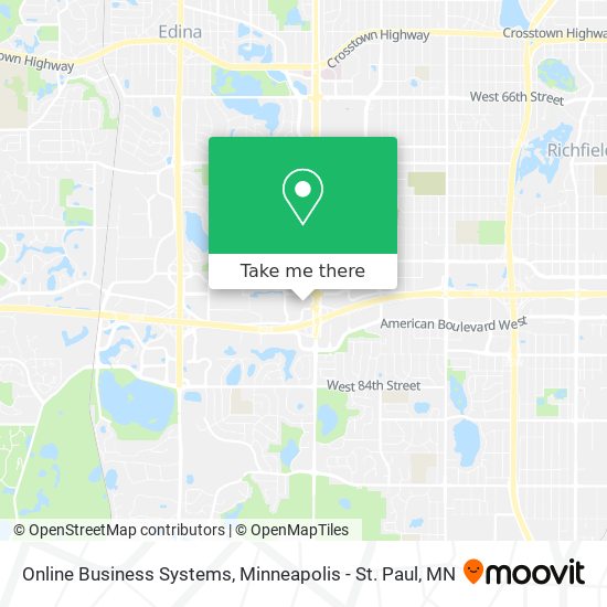 Online Business Systems map