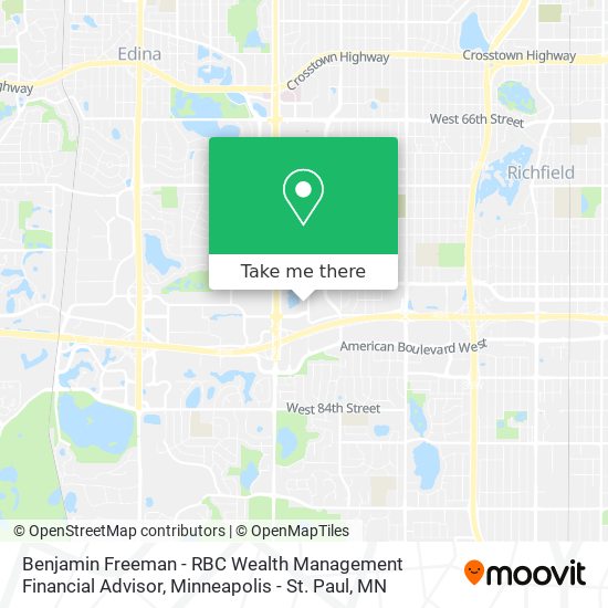 Benjamin Freeman - RBC Wealth Management Financial Advisor map