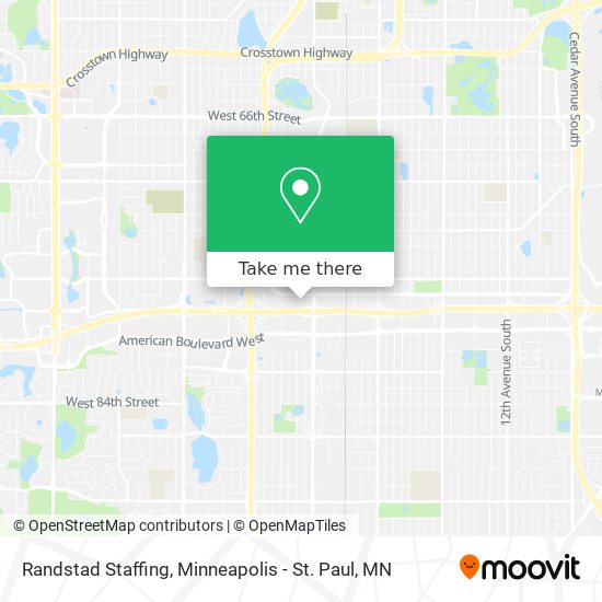 Mapa de Randstad Staffing